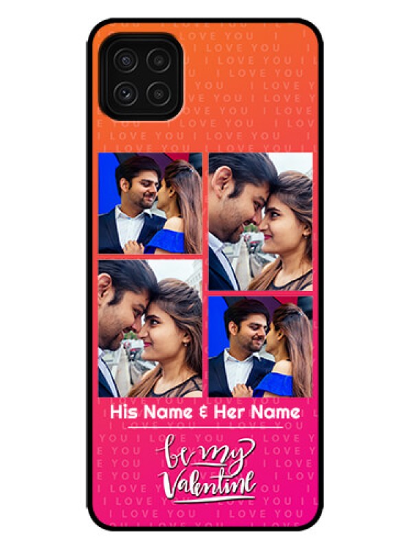 Custom Galaxy F42 5G Custom Metal Phone Case - I Love You Pink Design