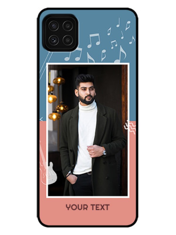 Custom Galaxy F42 5G Custom Metal Phone Case - With Color Musical Note Design