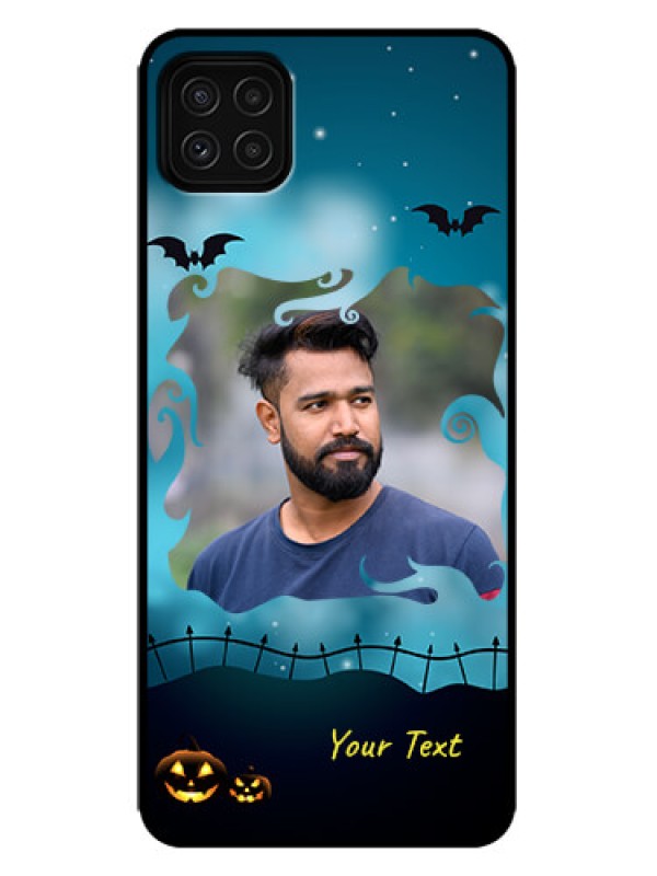 Custom Galaxy F42 5G Custom Metal Phone Case - Halloween Frame Design