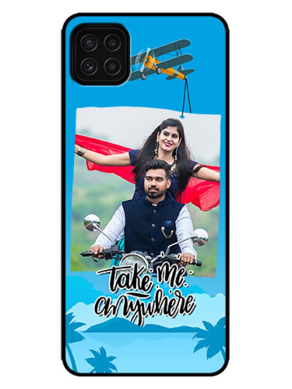 Custom Galaxy F42 5G Custom Metal Phone Case - Traveller Design