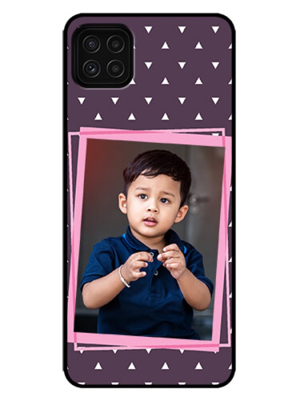 Custom Galaxy F42 5G Custom Metal Phone Case - Triangle Pattern Dotted Design