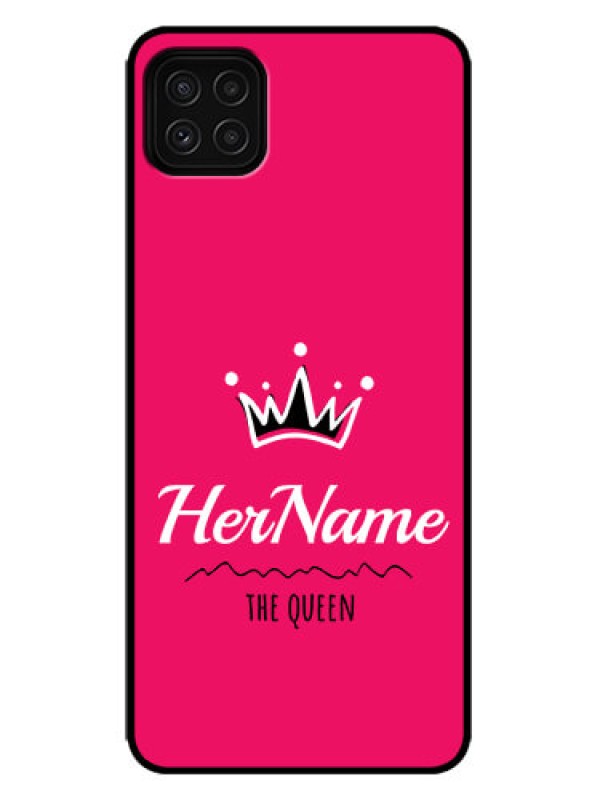 Custom Galaxy F42 5G Custom Metal Phone Case - Queen With Name Design