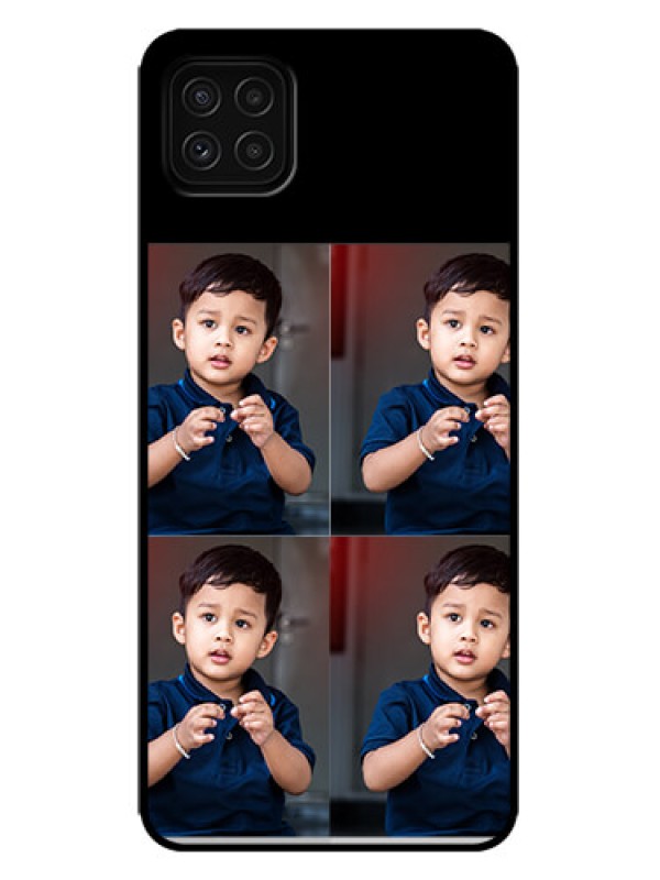 Custom Galaxy F42 5G Custom Metal Phone Case - 4 Image Holder Design