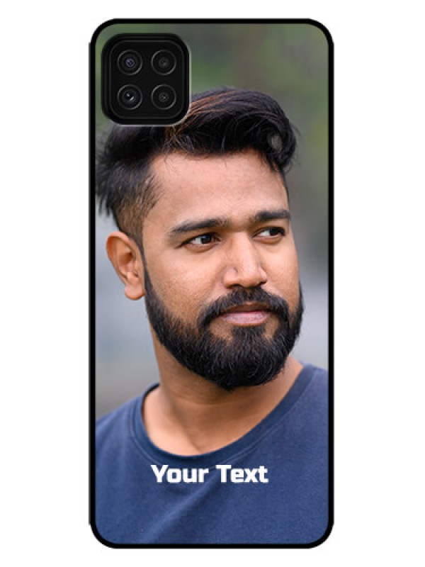 Custom Galaxy F42 5G Custom Metal Phone Case - Photo With Text Design