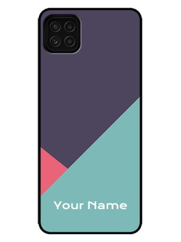 Custom Galaxy F42 5G Custom Metal Phone Case - Tri Color Abstract Design