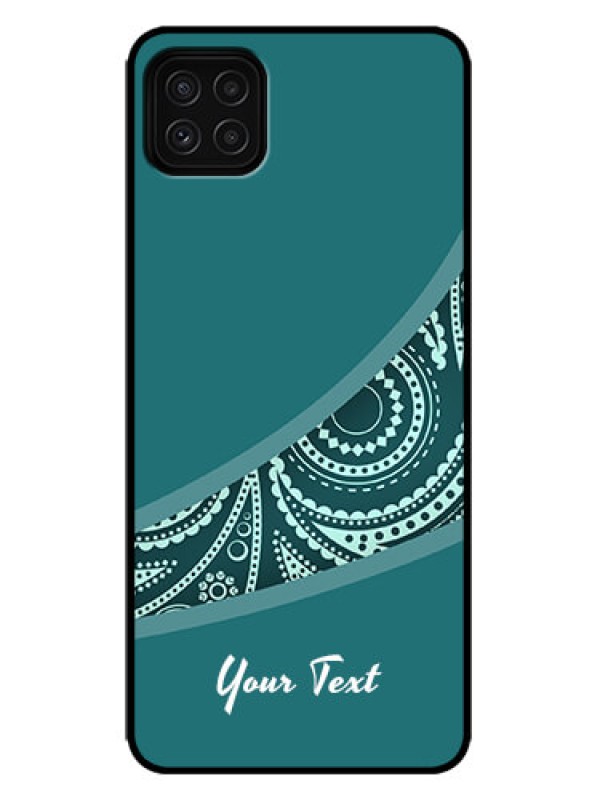 Custom Galaxy F42 5G Custom Metal Phone Case - Semi Visible Floral Design