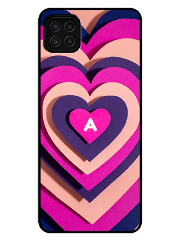 Custom Galaxy F42 5G Custom Metal Phone Case - Cute Heart Pattern Design