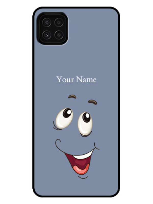 Custom Galaxy F42 5G Custom Metal Phone Case - Laughing Cartoon Face Design