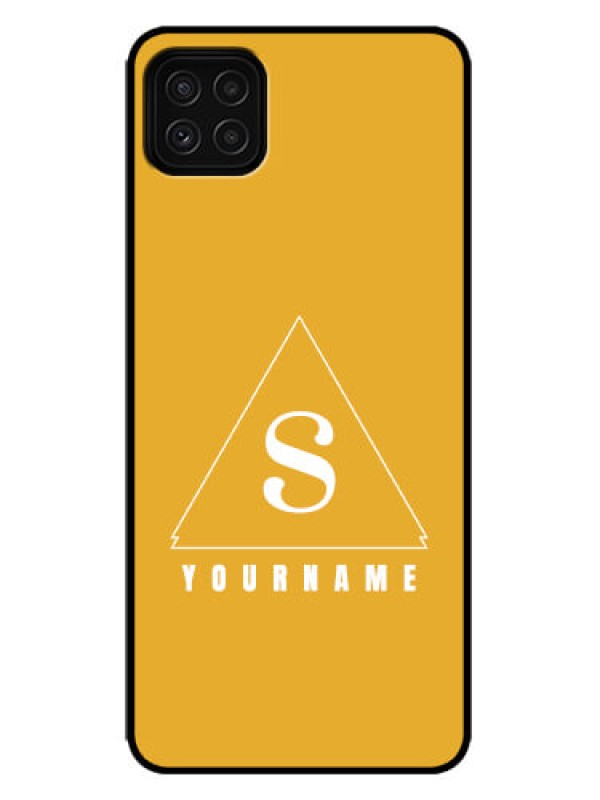Custom Galaxy F42 5G Custom Metal Phone Case - Simple Triangle Design