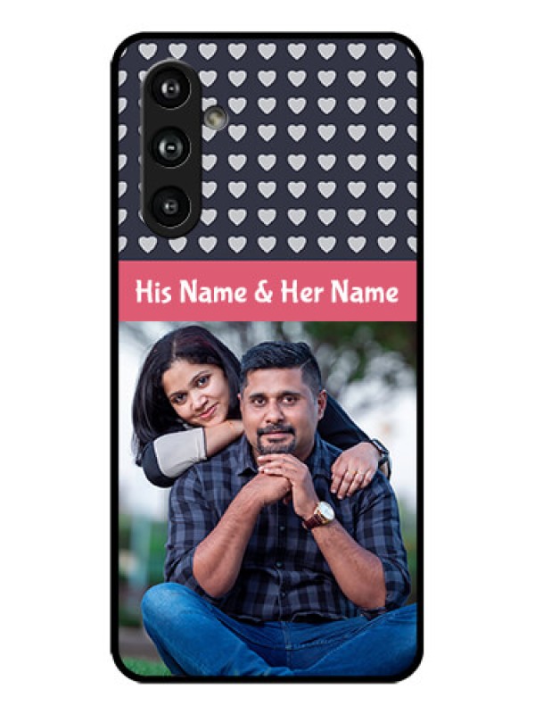 Custom Galaxy F54 5G Custom Metal Phone Case - Love Symbols Design