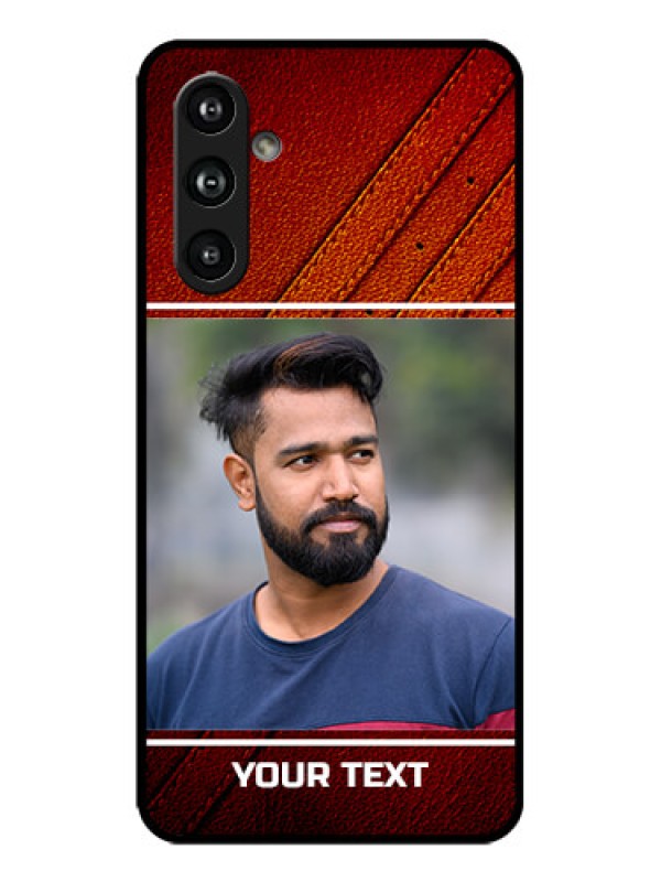 Custom Galaxy F54 5G Custom Metal Phone Case - Leather Phone Case Design