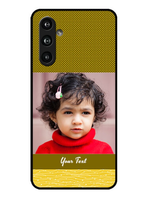 Custom Galaxy F54 5G Custom Metal Phone Case - Simple Green Color Design