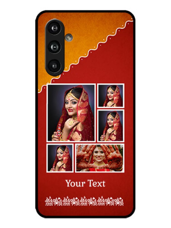 Custom Galaxy F54 5G Custom Metal Phone Case - Wedding Pic Upload Design