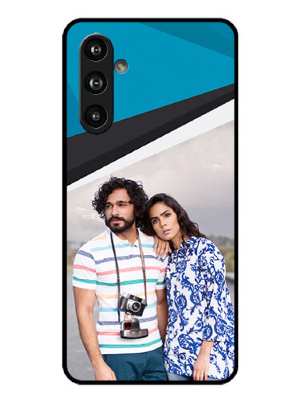 Custom Galaxy F54 5G Custom Metal Phone Case - Simple Pattern Photo Upload Design