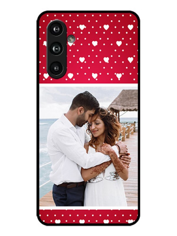 Custom Galaxy F54 5G Custom Metal Phone Case - Hearts Mobile Case Design