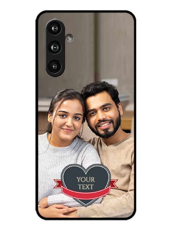 Custom Galaxy F54 5G Custom Metal Phone Case - Just Married Couple Design