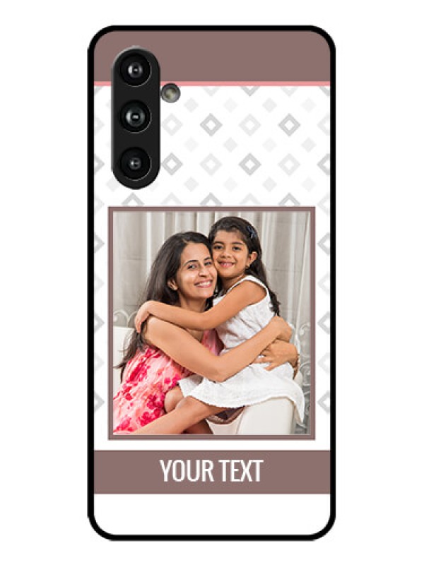 Custom Galaxy F54 5G Custom Metal Phone Case - Simple Diamond Design