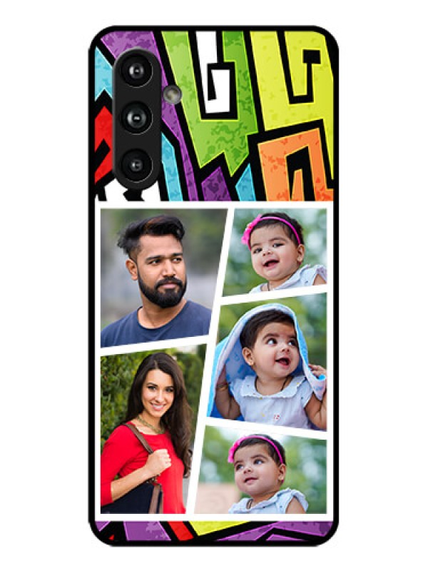 Custom Galaxy F54 5G Custom Metal Phone Case - Graffiti Pattern Design