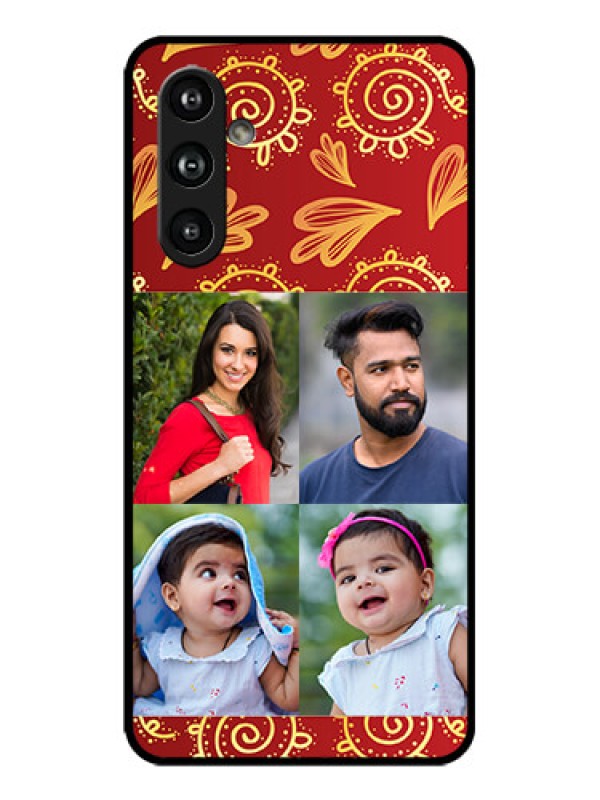 Custom Galaxy F54 5G Custom Metal Phone Case - 4 Image Traditional Design