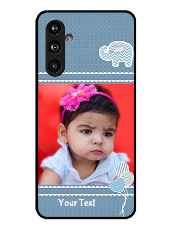 Custom Galaxy F54 5G Custom Metal Phone Case - With Kids Pattern Design