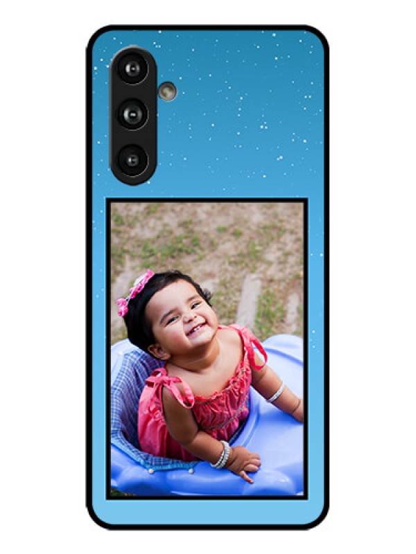 Custom Galaxy F54 5G Custom Metal Phone Case - Wave Pattern Colorful Design