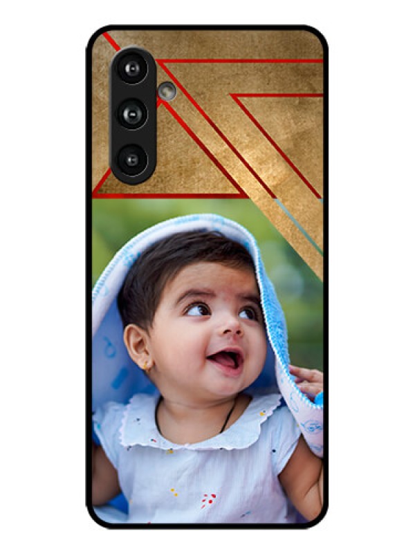 Custom Galaxy F54 5G Custom Metal Phone Case - Gradient Abstract Texture Design