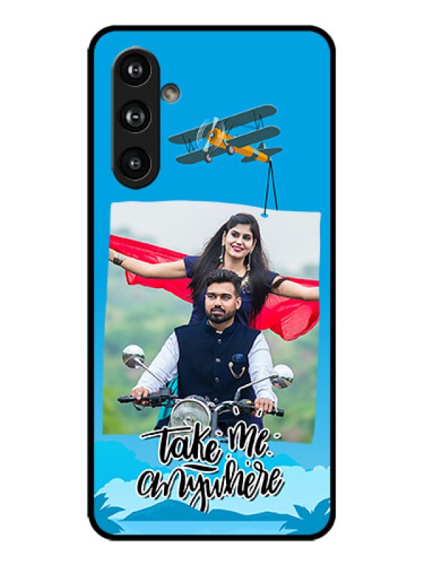 Custom Galaxy F54 5G Custom Metal Phone Case - Traveller Design