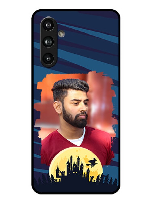 Custom Galaxy F54 5G Custom Metal Phone Case - Halloween Witch Design