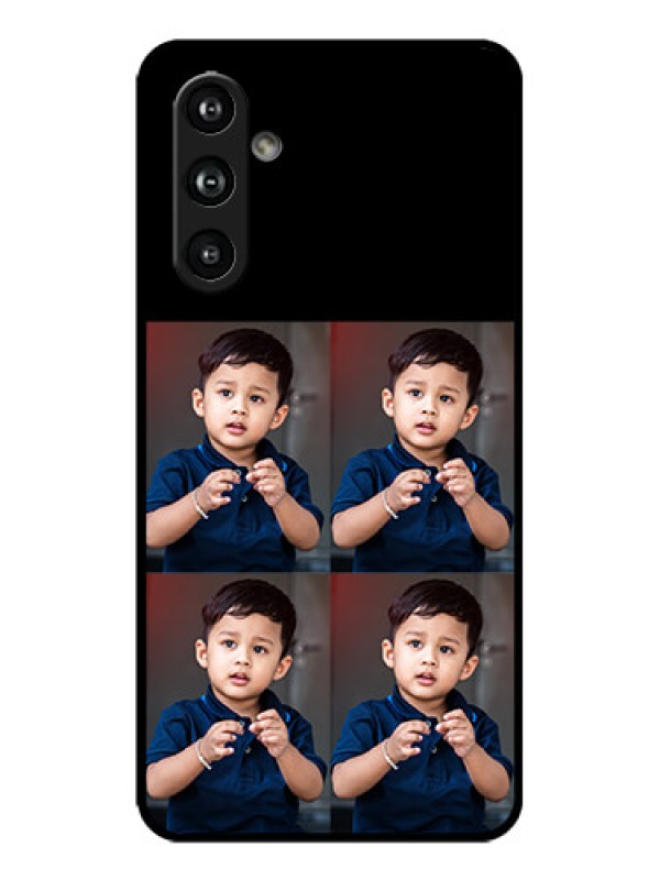 Custom Galaxy F54 5G Custom Metal Phone Case - 4 Image Holder Design