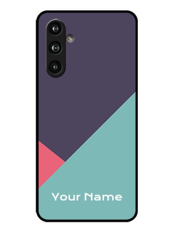 Custom Galaxy F54 5G Custom Metal Phone Case - Tri Color Abstract Design