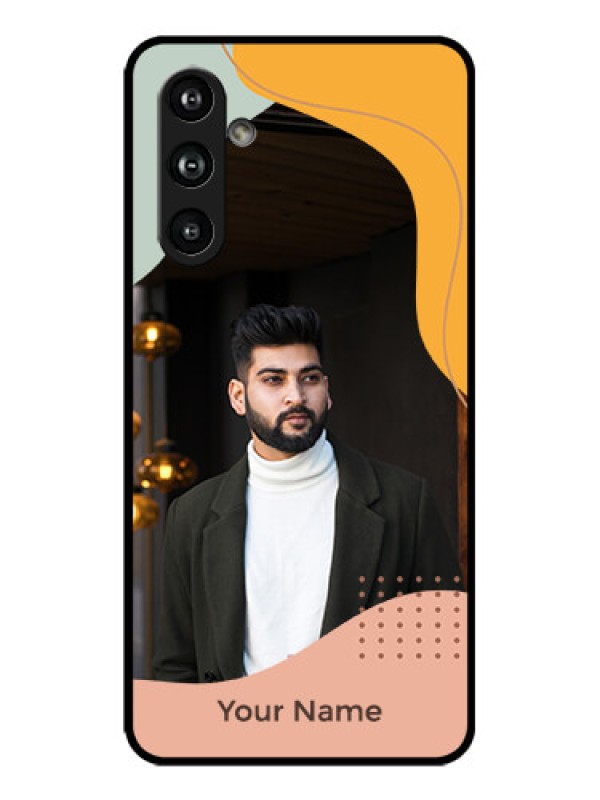 Custom Galaxy F54 5G Custom Metal Phone Case - Tri - Coloured Overlay Design
