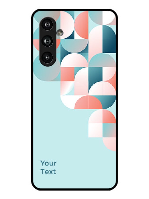 Custom Galaxy F54 5G Custom Metal Phone Case - Stylish Semi - Circle Pattern Design
