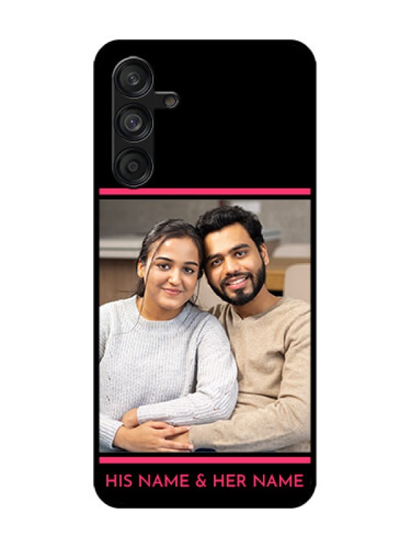 Custom Samsung Galaxy F55 5G Custom Metal Phone Case - With Add Text Design