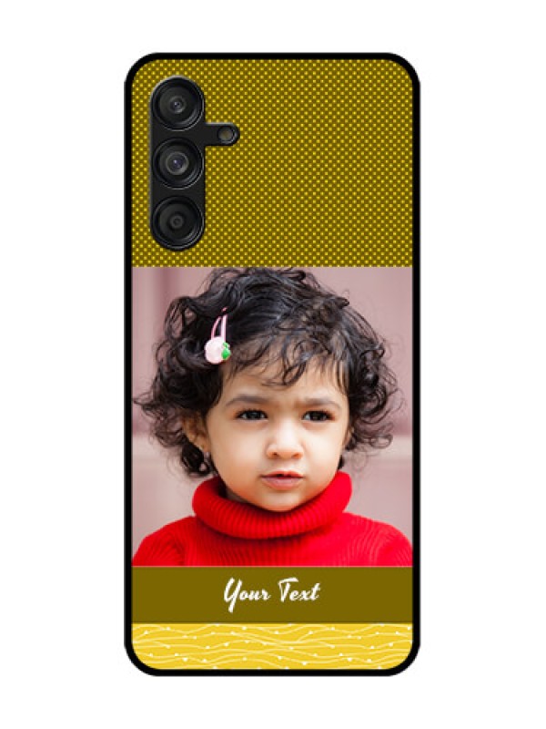 Custom Samsung Galaxy F55 5G Custom Metal Phone Case - Simple Green Color Design