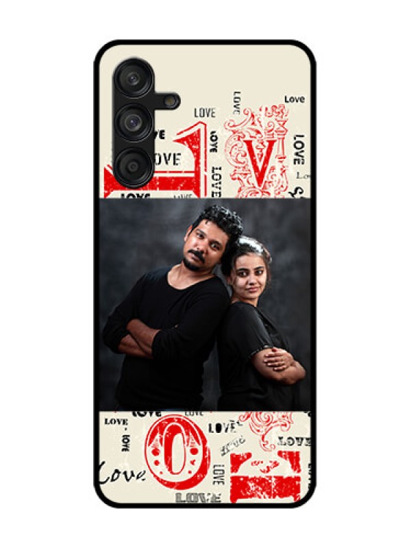Custom Samsung Galaxy F55 5G Custom Metal Phone Case - Trendy Love Design Case