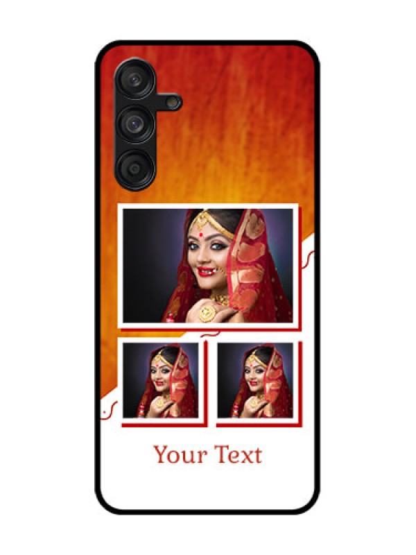 Custom Samsung Galaxy F55 5G Custom Metal Phone Case - Wedding Memories Design