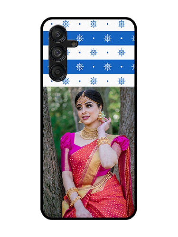 Custom Samsung Galaxy F55 5G Custom Metal Phone Case - Snow Pattern Design