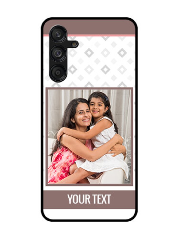 Custom Samsung Galaxy F55 5G Custom Metal Phone Case - Simple Diamond Design