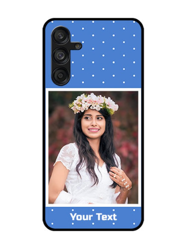 Custom Samsung Galaxy F55 5G Custom Metal Phone Case - Polka Dots Design
