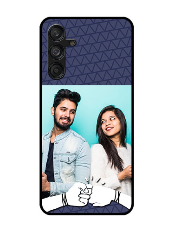 Custom Samsung Galaxy F55 5G Custom Metal Phone Case - With Best Friends Design