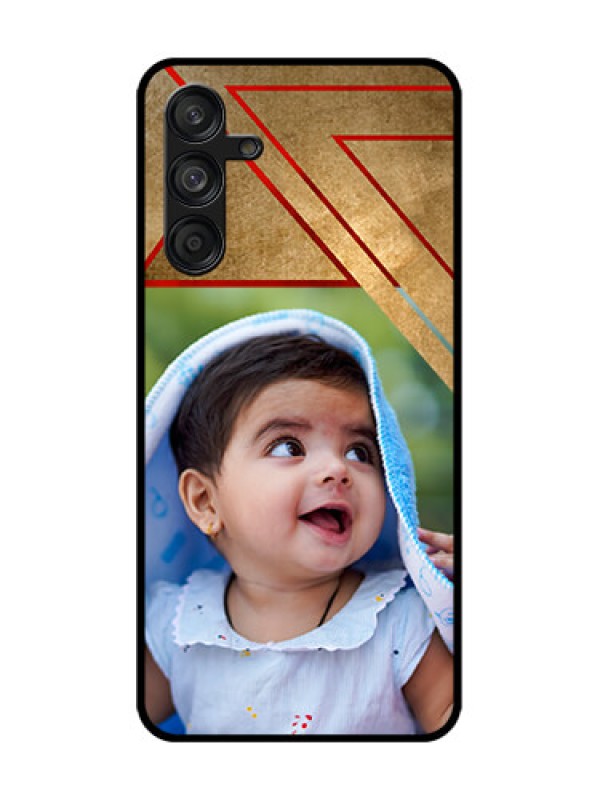 Custom Samsung Galaxy F55 5G Custom Metal Phone Case - Gradient Abstract Texture Design