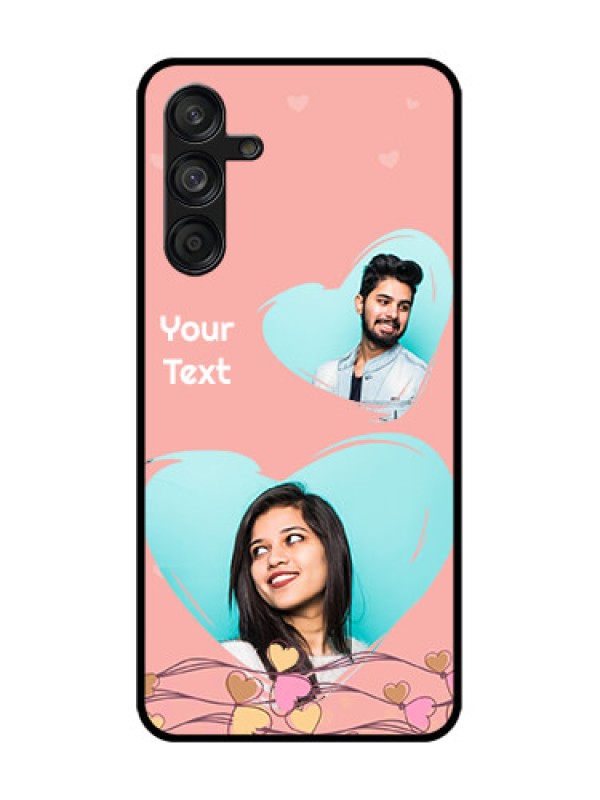 Custom Samsung Galaxy F55 5G Custom Metal Phone Case - Love Doodle Design