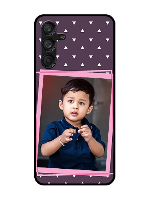 Custom Samsung Galaxy F55 5G Custom Metal Phone Case - Triangle Pattern Dotted Design