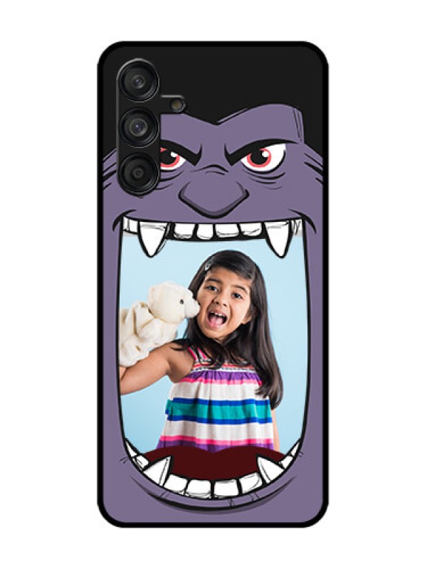 Custom Samsung Galaxy F55 5G Custom Metal Phone Case - Angry Monster Design