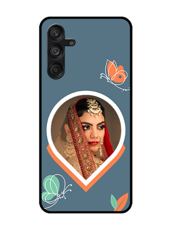 Custom Samsung Galaxy F55 5G Custom Metal Phone Case - Droplet Butterflies Design