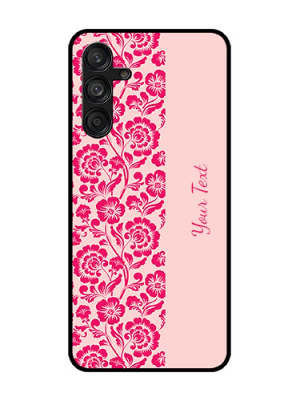 Custom Samsung Galaxy F55 5G Custom Metal Phone Case - Attractive Floral Pattern Design