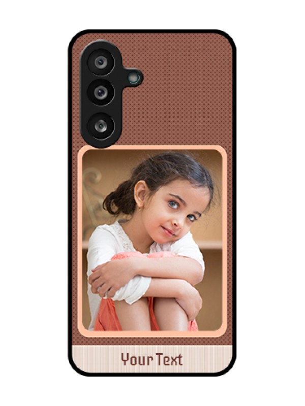 Custom Samsung Galaxy F56 5G Custom Metal Phone Case - Simple Pic Upload Design