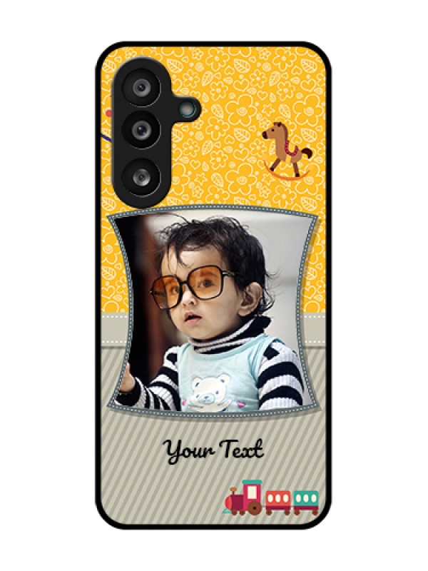 Custom Samsung Galaxy F56 5G Custom Metal Phone Case - Baby Picture Upload Design