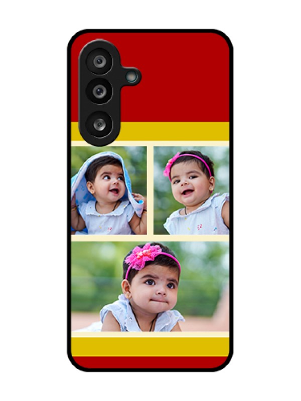 Custom Samsung Galaxy F56 5G Custom Metal Phone Case - Multiple Pic Upload Design