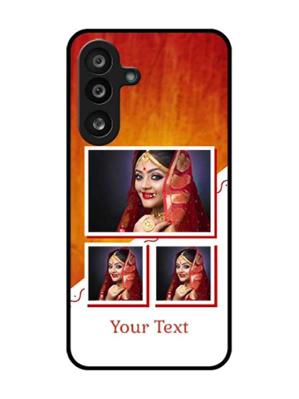 Custom Samsung Galaxy F56 5G Custom Metal Phone Case - Wedding Memories Design